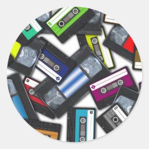 Tapes Classic Round Sticker