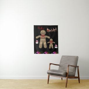 Tapestries Christmas Gingerbread Man