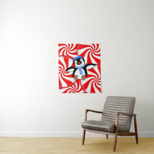 Tapestries Christmas Penguin