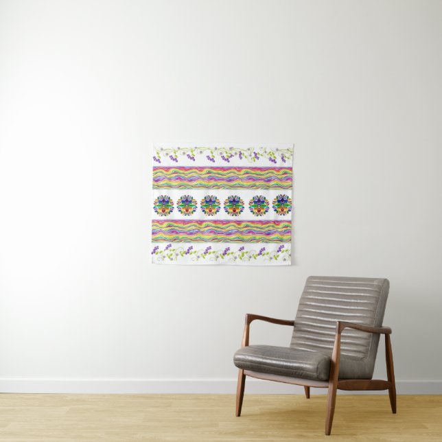 Tapestries Floral (In Situ (Horizontal))