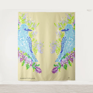 Tapestry :Blue Love Birds