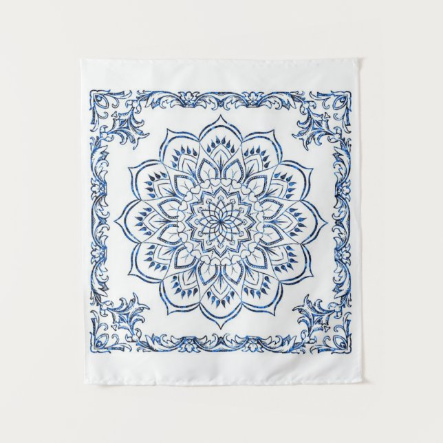 Tapestry | Blue Mandela | Home Decorations (Front)