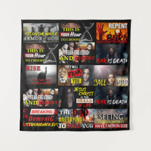 Tapestry Collage: A Divine Mosaic of Faith