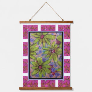 Tapestry - Floral Green Petals