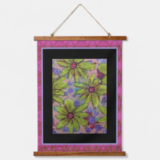 Tapestry - Floral Green Petals