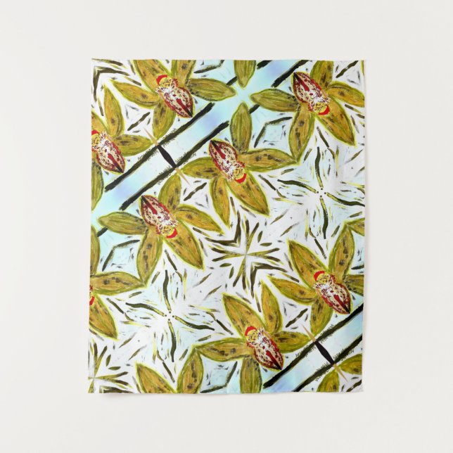 Tapestry Green Cymbidium Orchid (Front)