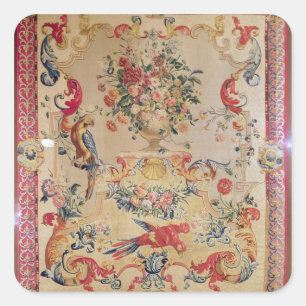 Tapestry in early Rococo style with strapwork and Square Sticker