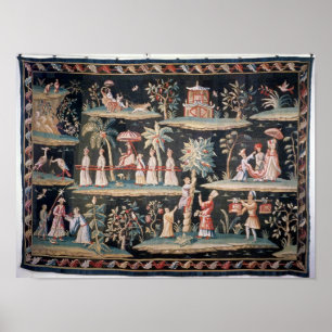 Tapestry in the Chinoiserie style of John van Poster