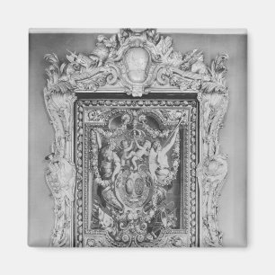 Tapestry of coat of arms of French Royal Family Magnet