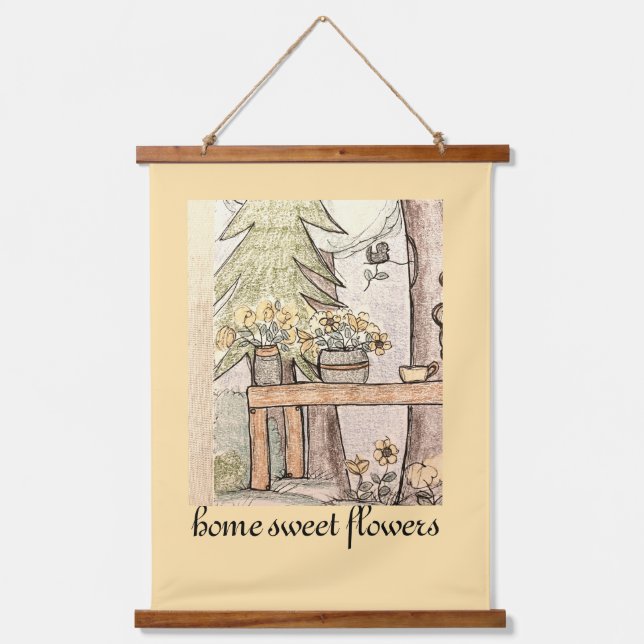 Tapestry of cosy home vibes. (Front)