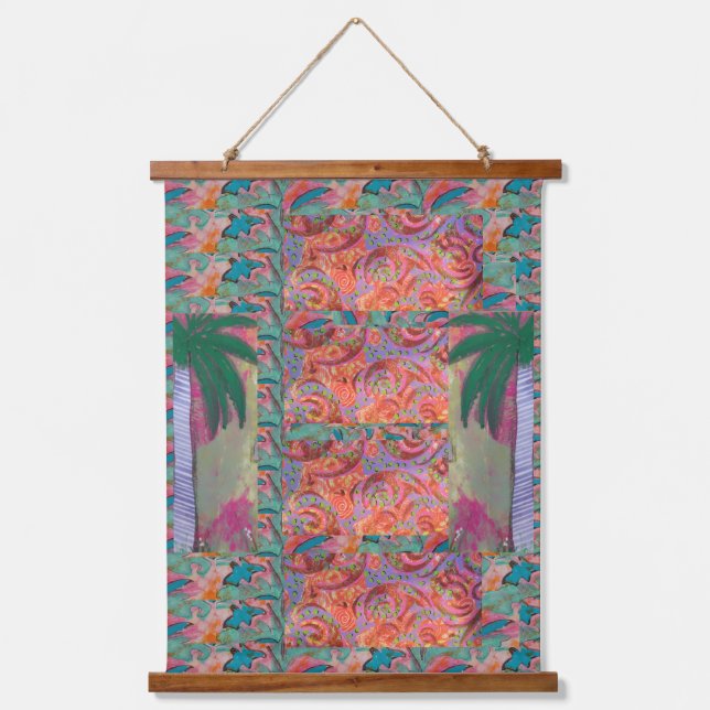 Tapestry - Palm Tree Abstract  (Front)