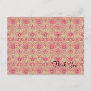 Tapestry Pink ~ Postcard