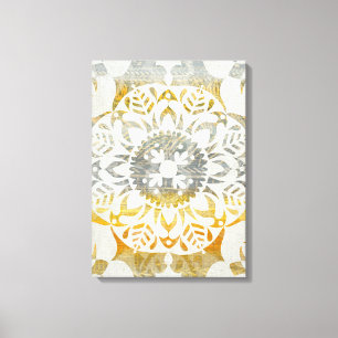 Tapestry Rosette II Canvas Print