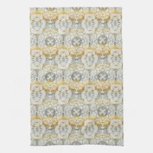 Tapestry Rosette II Tea Towel