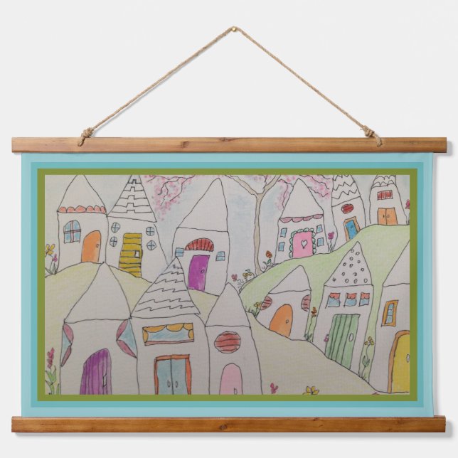 Tapestry - Whimsical Neighborhood (Front)