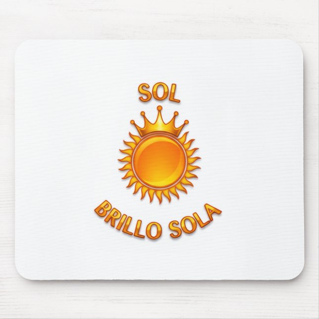 Tapete para Ratón con Logo Sol Brillo Sola | Mouse Pad (Front)