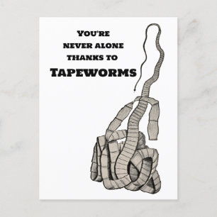 Tapeworm And You Postcard