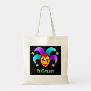 TapFoolery Tote - aqua on black box Bag