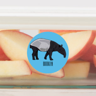 Tapir cartoon illustration