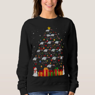 Tapir Christmas Tree Cute Xmas Gift Lover Lights A Sweatshirt