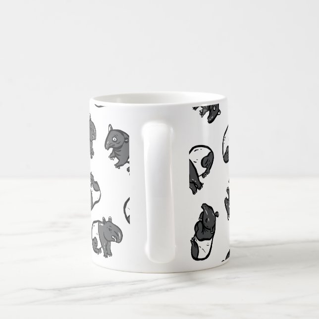 Tapir family coffee mug (Handle)