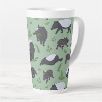 Tapir Family Dinner in Green