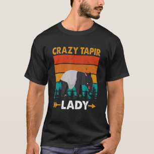 Tapir Lady Mammal From South America Wildlife T-Shirt