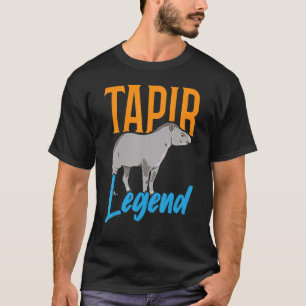 Tapir Legend Wildlife Animal Zookeeper Tapirrific T-Shirt