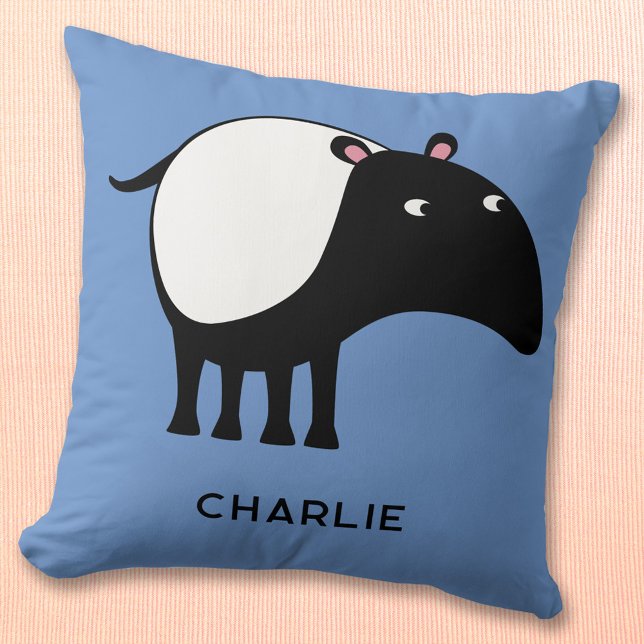 Tapir Personalised Name Cushion (Creator Uploaded)