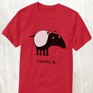 Tapir Personalised Name T-Shirt