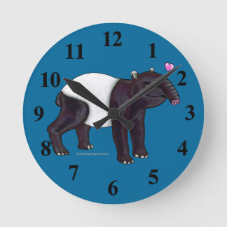 Tapir Wants Hugges Wall Clock