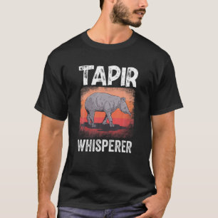 Tapir Whisperer Mammal From South America Wildlife T-Shirt