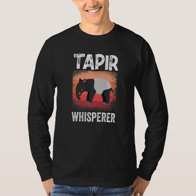 Tapir Whisperer Mammal From South America Wildlife T-Shirt (Front)