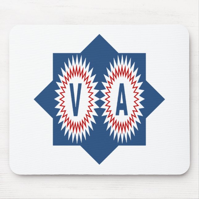 Tapis de souris blanc  SOLEILS VIRGINIA Mouse Pad (Front)