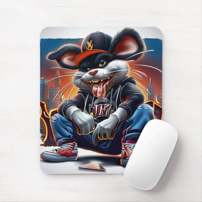 Tapis Sourie Rap Série 1 -5 Mouse Pad (With Mouse)