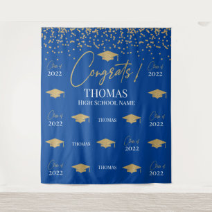 Tapiz Step and repeat Graduation Backdrop banner Tapestry