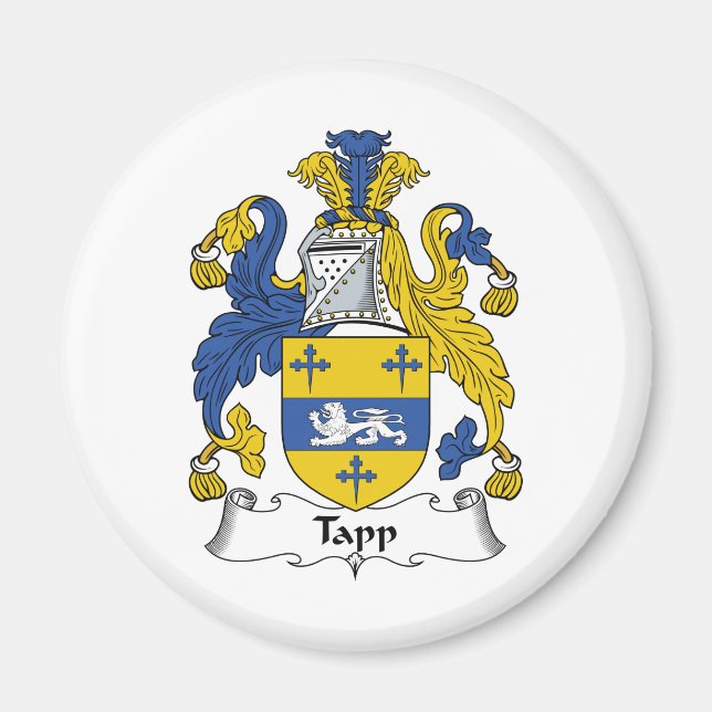 Tapp Family Crest Magnet (Front)