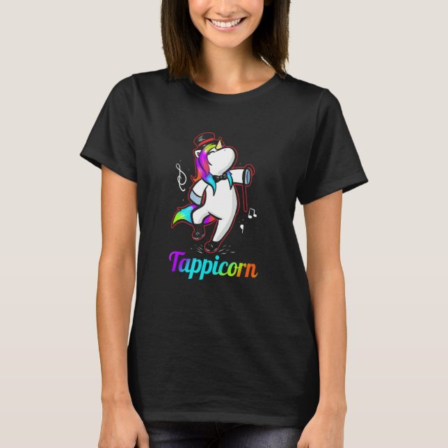 Tappicorn   Tap Dance Unicorn T-Shirt (Front)