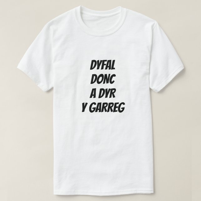 Tapping persistently breaks the stone T-Shirt (Design Front)