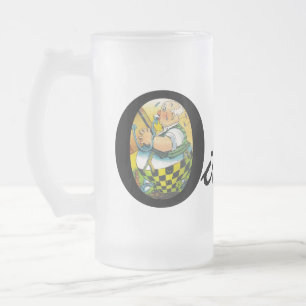 Tapping The Keg Beer Mug! Octoberfest Oktoberfest Frosted Glass Beer Mug