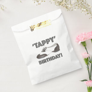 Tappy Happy Birthday Bday Tap Dance Tapdance Shoe Favour Bags