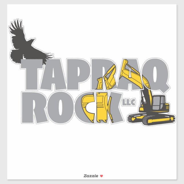 Tapraq Rock Logo Stickers (Sheet)