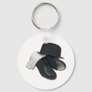 TapShoesBowlerGloves012511 Key Ring