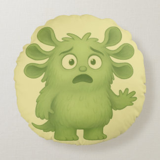 Tapsi Kissen das sensible, reizoffene ADHS-Monster Round Cushion