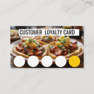 TAQUERIA - CUSTOMER  LOYALTY CARD 
