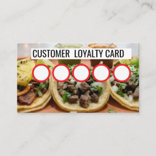 TAQUERIA - CUSTOMER LOYALTY CARD