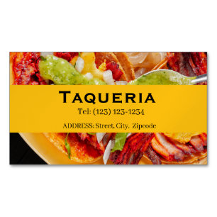 TAQUERIA  services editable   business card