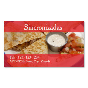 taqueria services editable   business card