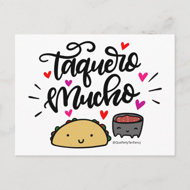 Taquero Mucho Postcard (Front)
