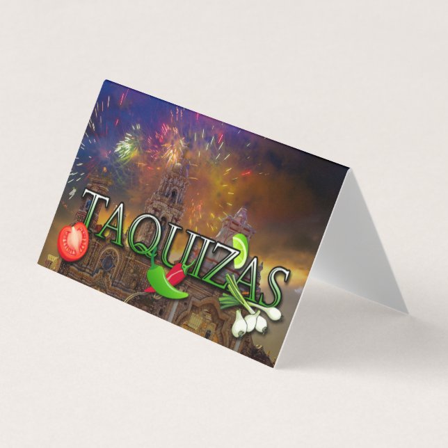 Taquizas Business Card (Front)